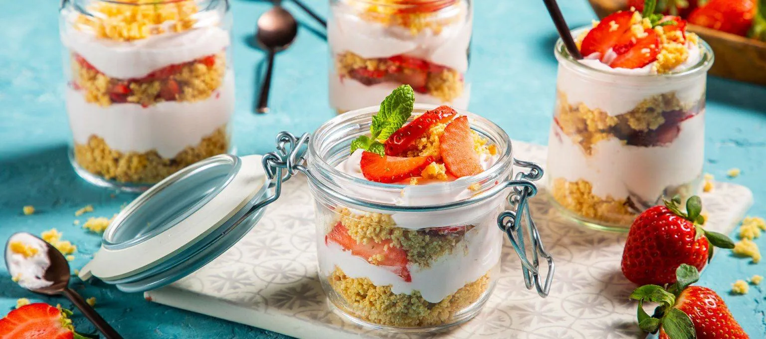 recipe image Strawberry Cheesecake Parfait