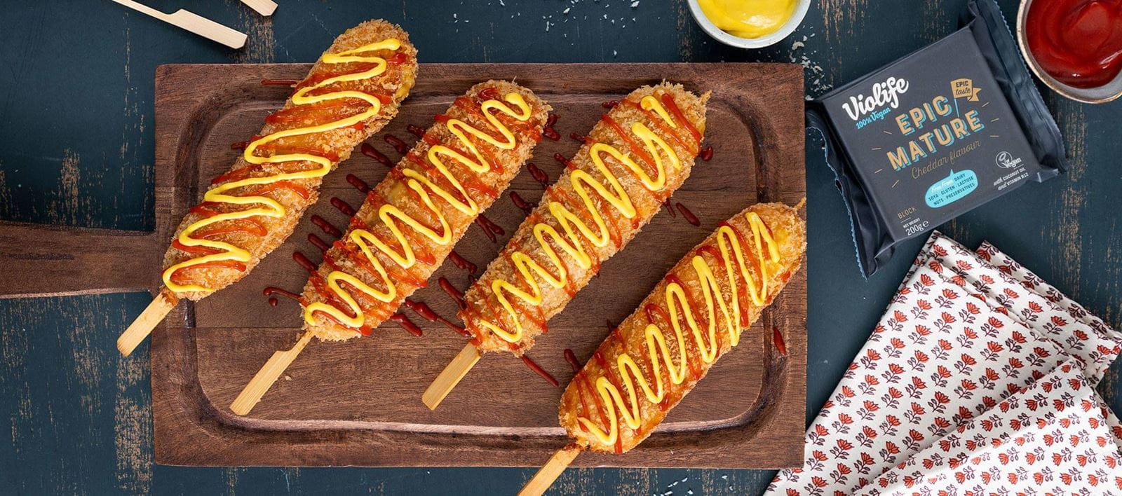 recipe image Vegan Corn Dogs