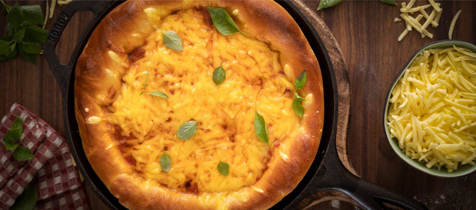 recipe image Deep Dish Skillet Pizza