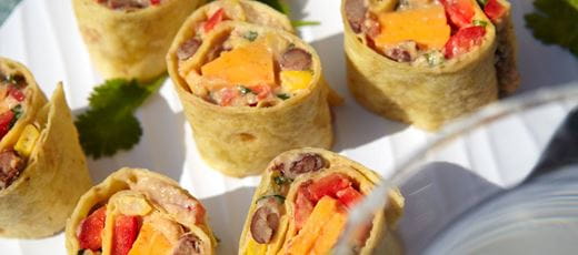 recipe image Mexican Veggie Roll Ups