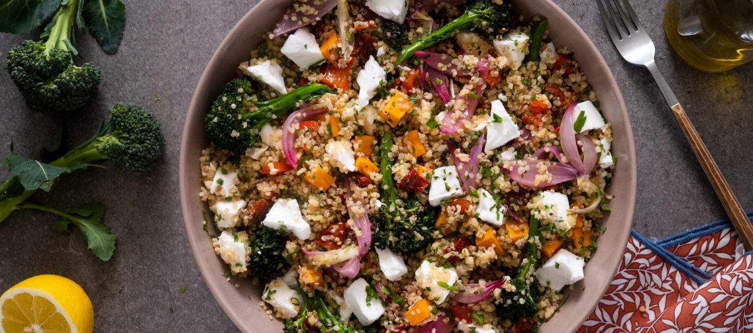 recipe image Quinoa and Bulgur Wheat Salad