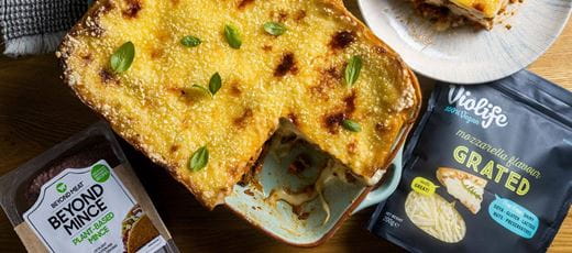 recipe image The Ultimate Vegan Beyond Mince Lasagna