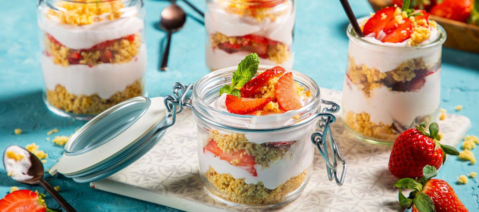 recipe image Strawberry Cheesecake Parfait