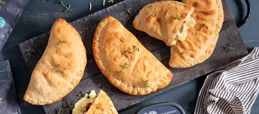 recipe image Mushroom and Spinach Calzone