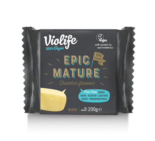 Violife Epic Mature Cheddar flavour - 100% vegan