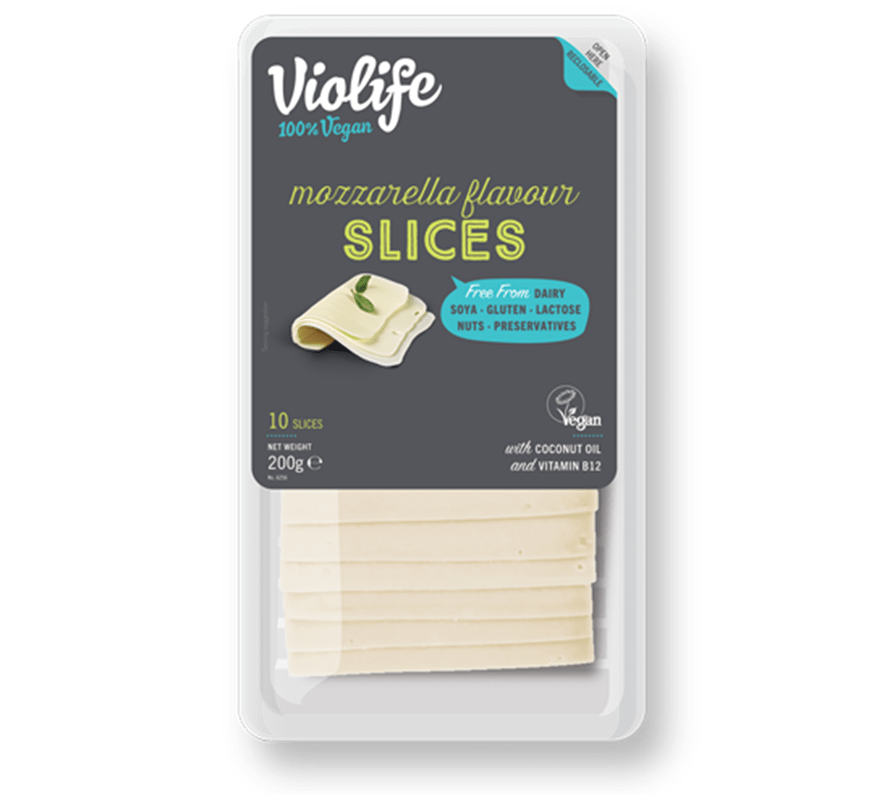 Violife Mozzarella flavour slices - 100% vegan