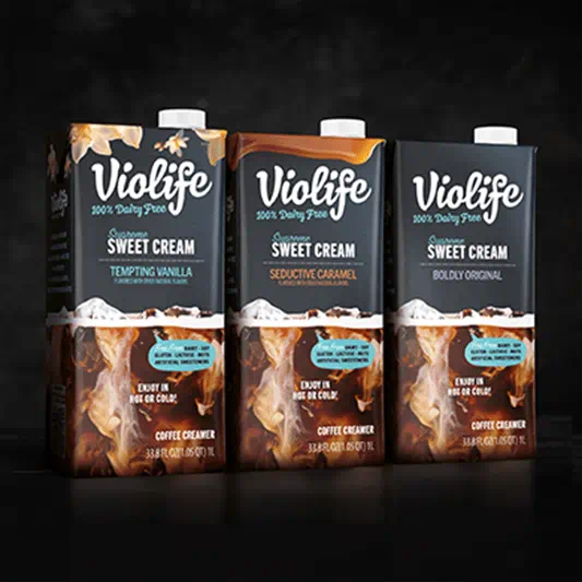 Violife dairy free coffee creamers