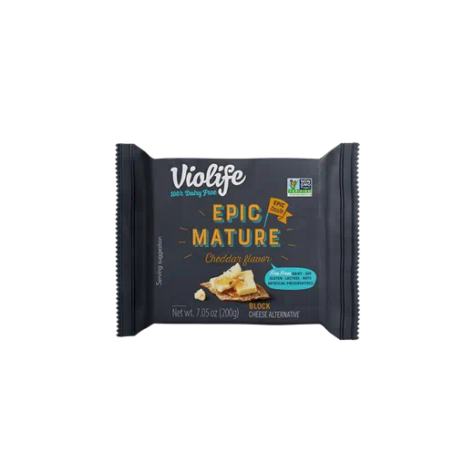 pack of Violife Epic Mature Cheddar Flavor Block