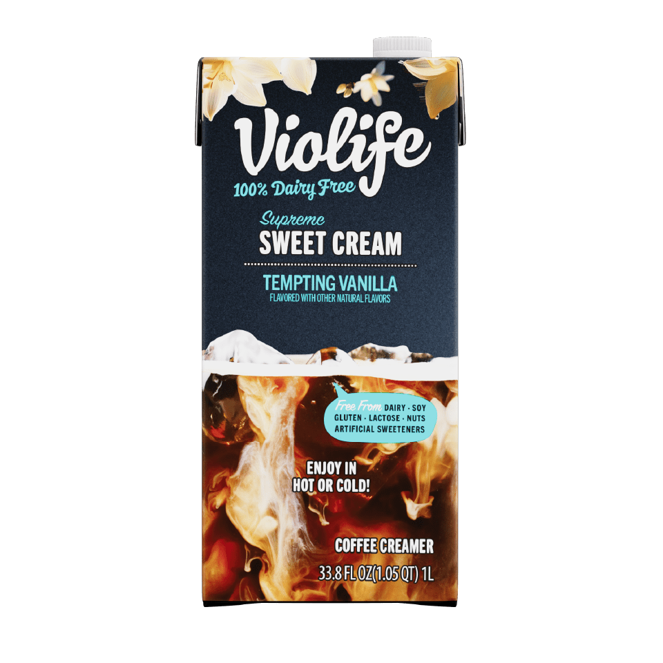Pack of Violife Supreme Sweet Cream tempting Vanilla