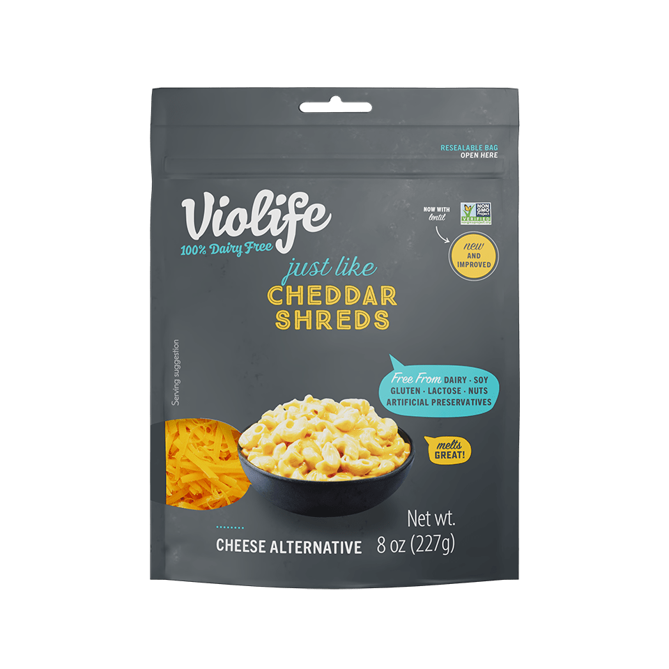 Pack of Violife Just Like Cheddar Shreds