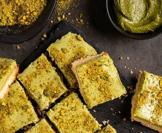 recipe image Pistachio Cream bars