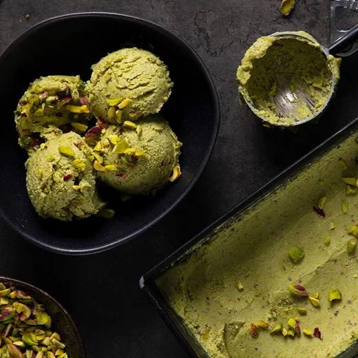 recipe image Pistachio ice cream