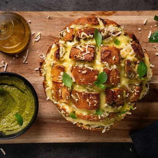 recipe image Hedgehog Cheesy Garlic Bread