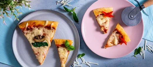 recipe image Spinach and Mushroom Pizza