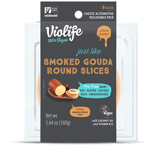 Violife Just Like Smoked Gouda Slices: Dairy Free & Vegan