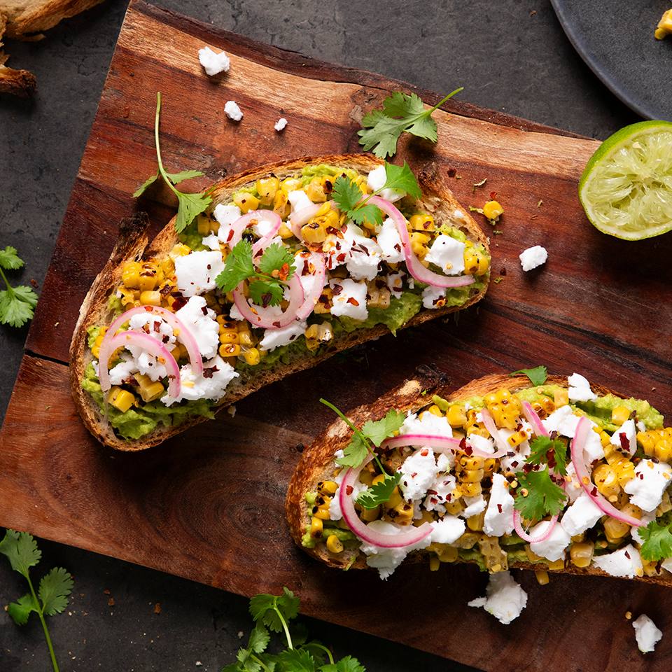 recipe image Mexican street corn avocado toast