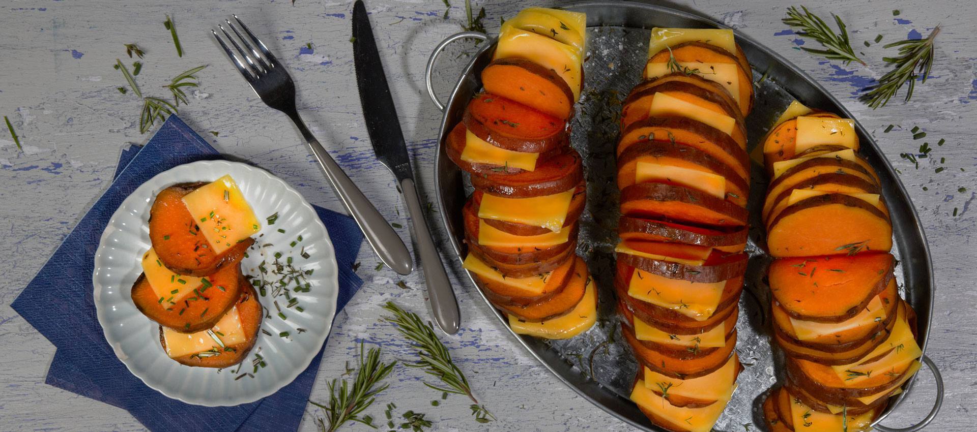 recipe image Sweet Potato Hasselback