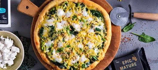 recipe image Spinach Pizza