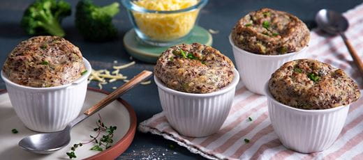 recipe image Vegan Broccoli Cheese Souffle