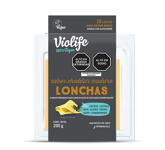 Violife Lonchas sabor Cheddar Maduro