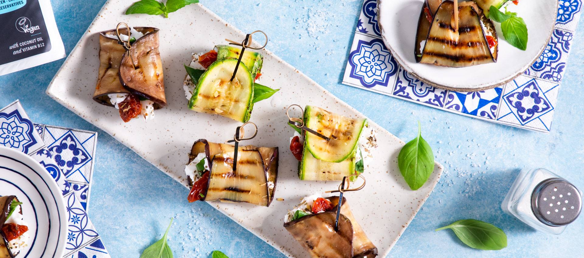 Rollitos Veganos de Berenjena y CalabacÃ­n | Violife