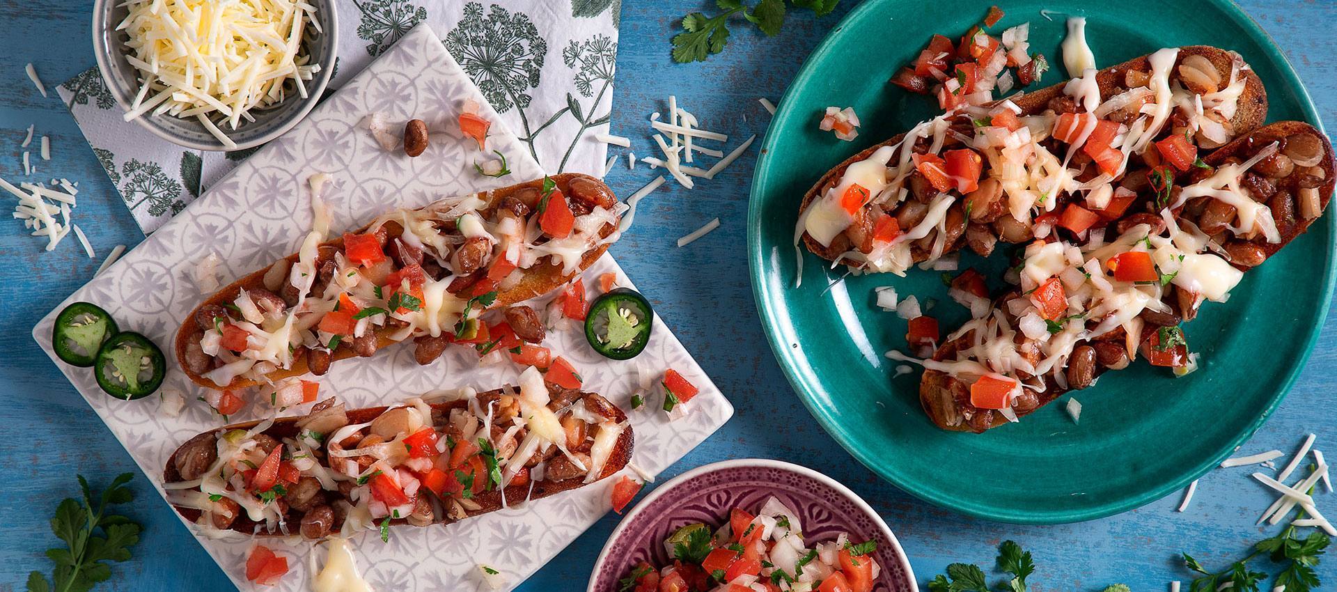 recipe image Molletes Veganos