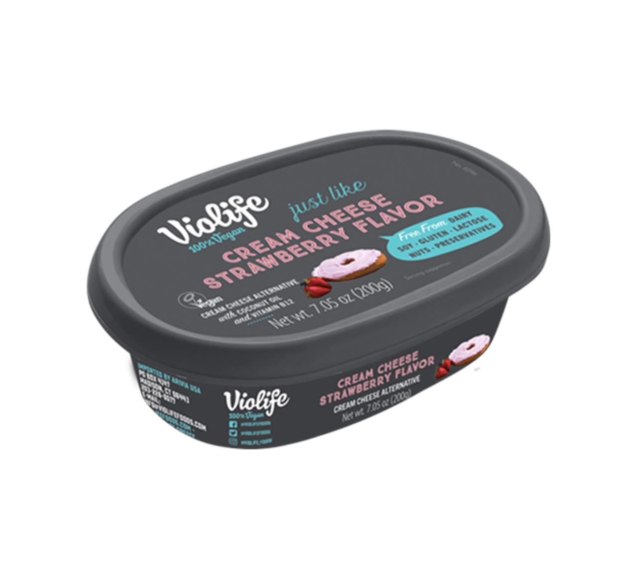  Violife Just Like Cream Cheese Strawberry