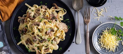 recipe image Sienipasta