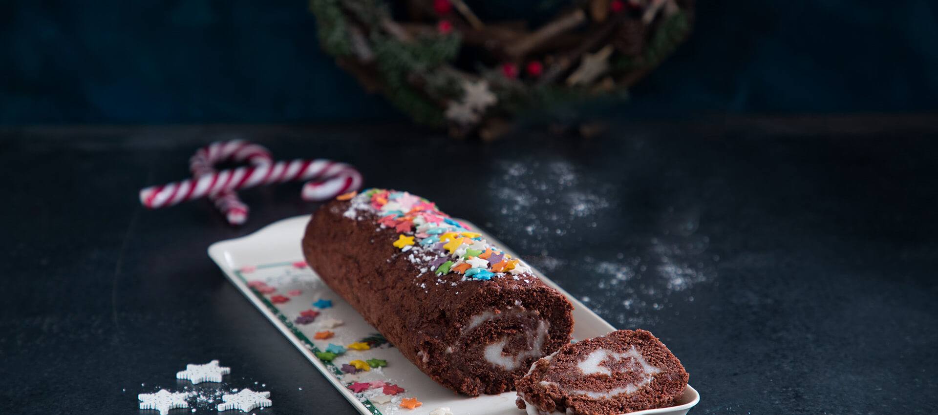 recipe image Bûche de Noël végétalienne