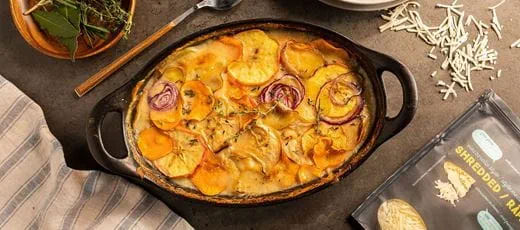 recipe image Pommes de terre dauphinoises fromagées