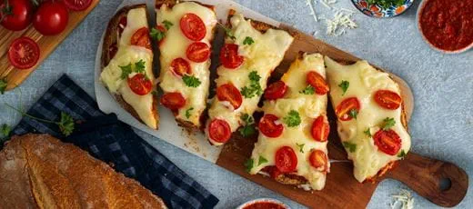 recipe image Pizza façon Bruschetta
