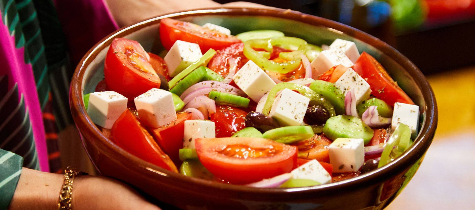 recipe image Salade Grecque Vegan