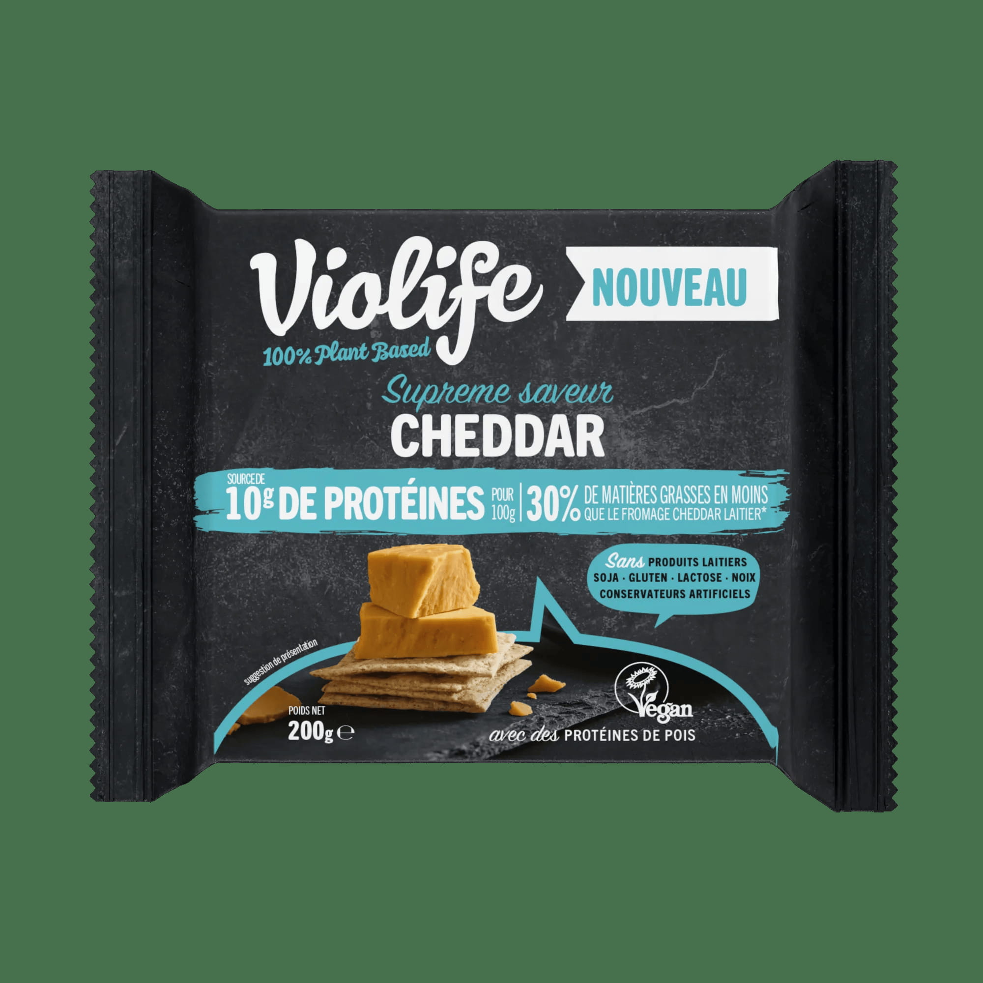 VIOLIFE PROTEINES BLOC SAVEUR CHEDDAR FR FOP