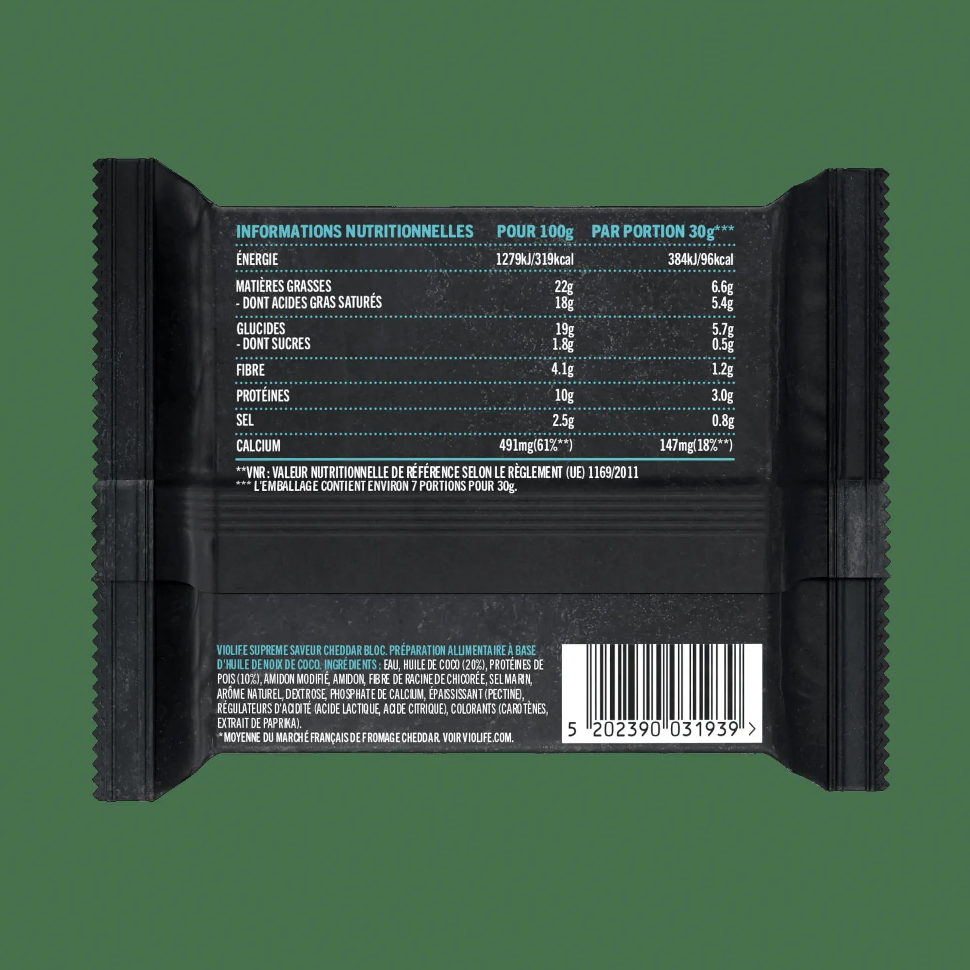 VIOLIFE PROTEINES BLOC SAVEUR CHEDDAR FR BOP
