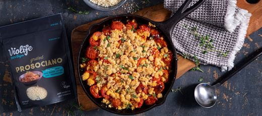 recipe image Crumble à la tomate Vegan