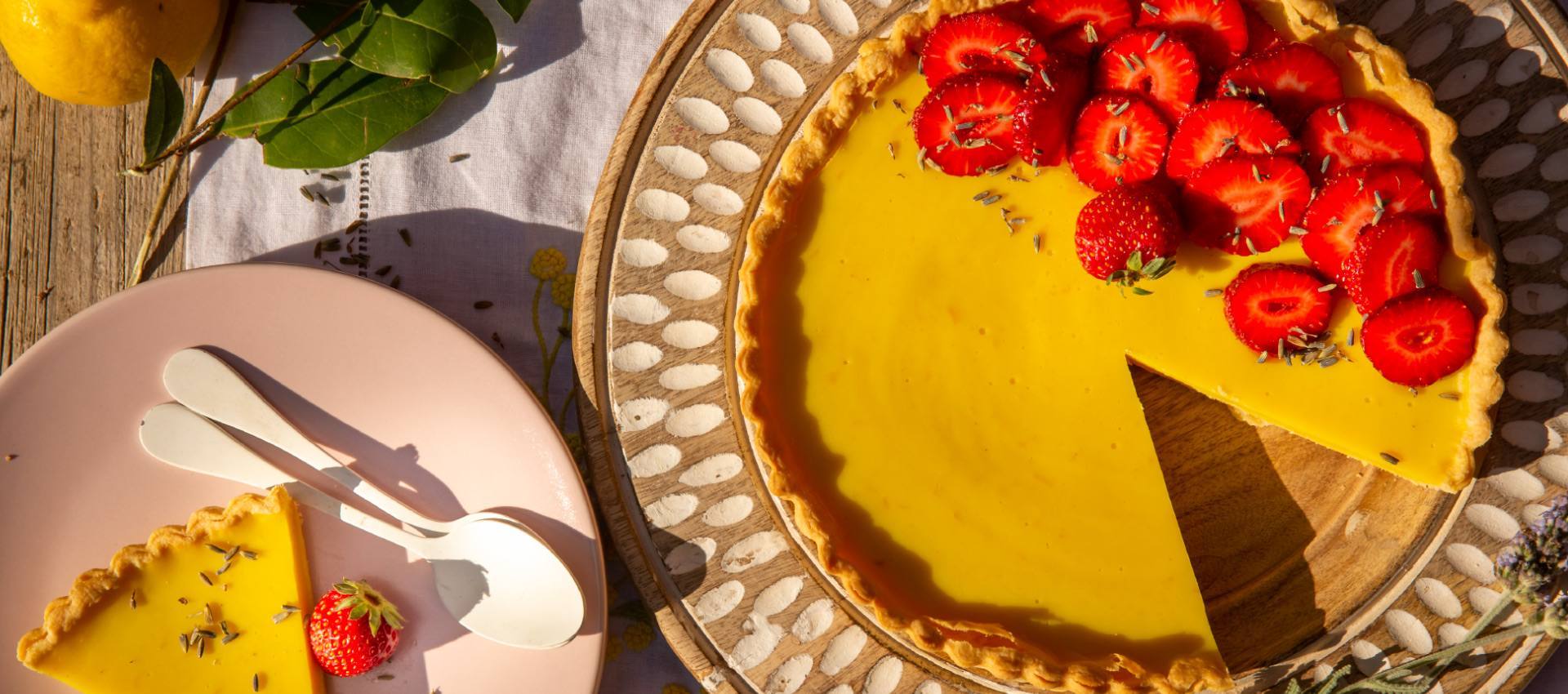 recipe image Tarte aux Fraises et au Citron