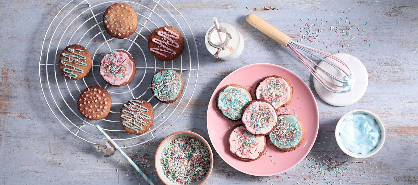 recipe image Cookies colorés