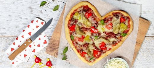 recipe image Pizza St Valentin