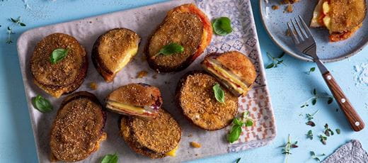 recipe image Cordons Bleus d'Aubergine