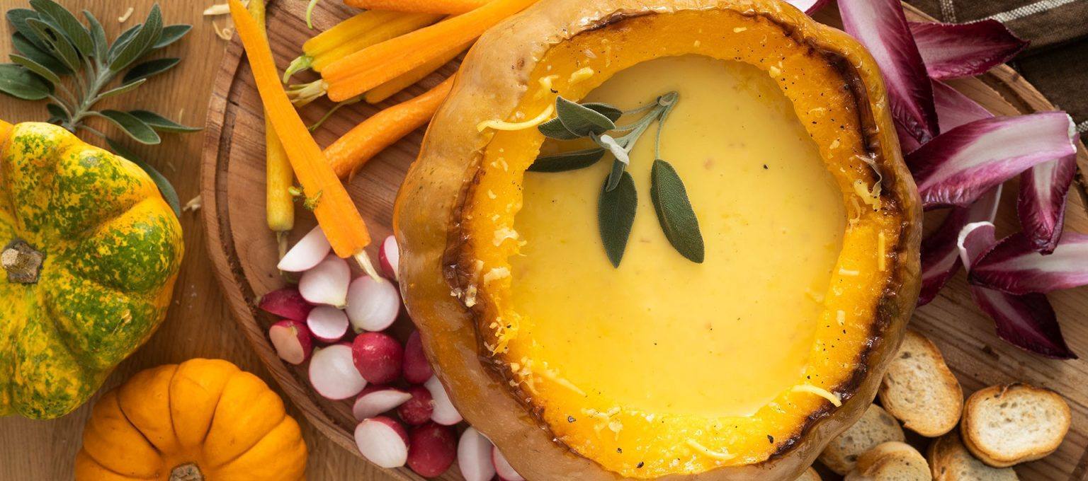 recipe image Fondue Potiron