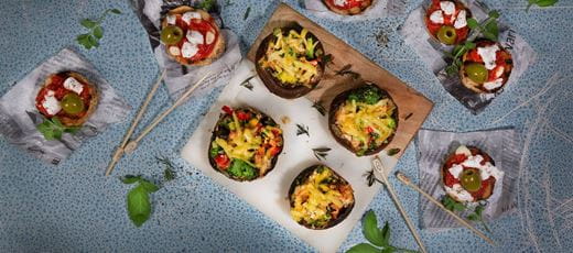 recipe image Champignons Farçis