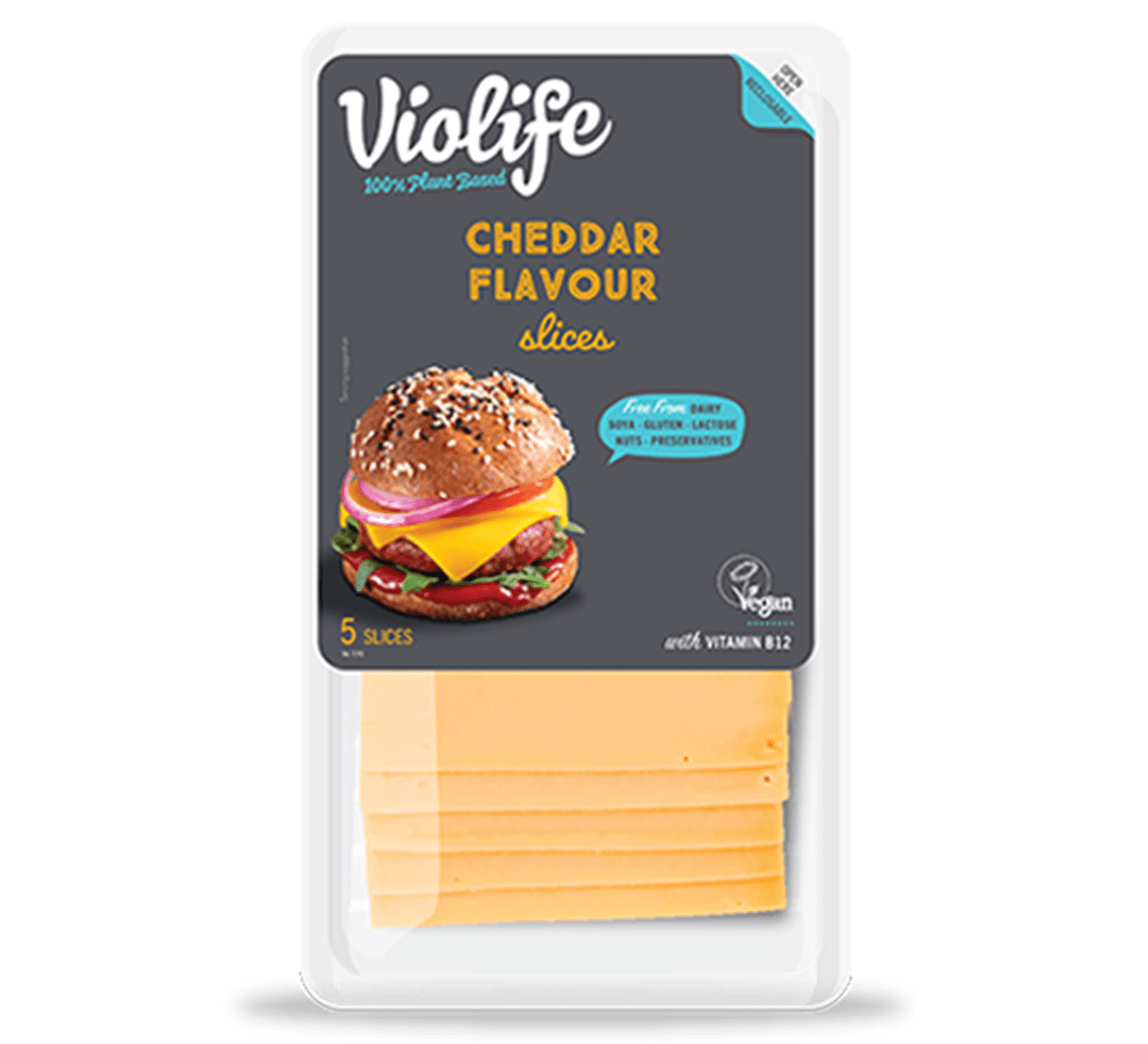 Violife Cheddar Izesitesu Szeletek