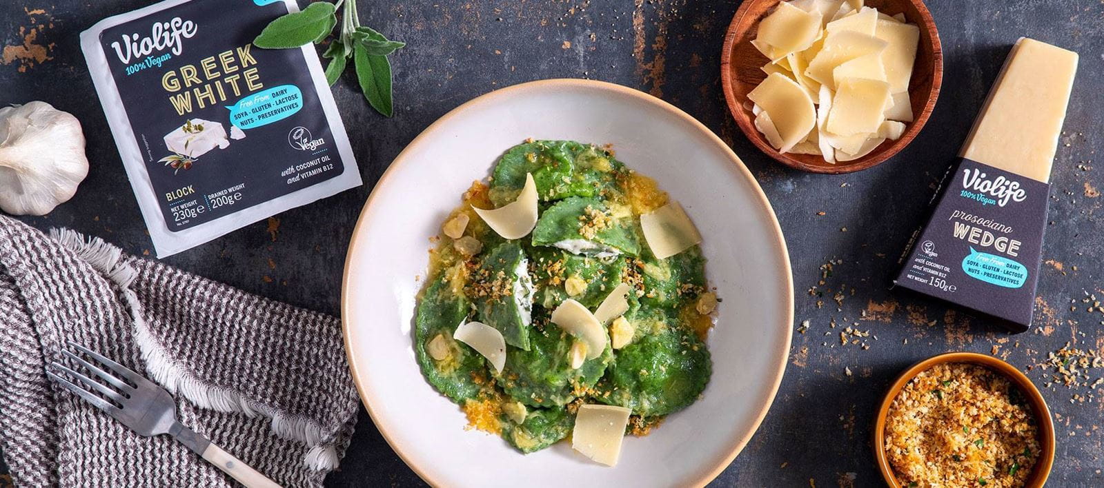 recipe image Gevulde Spinazie Ravioli