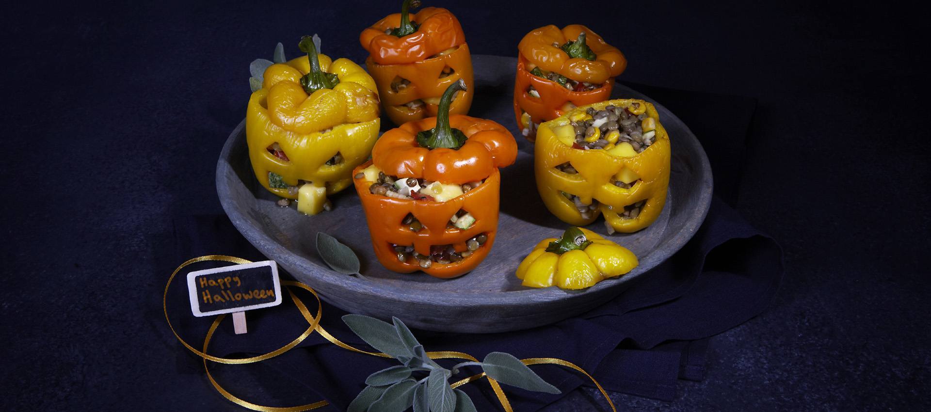 recipe image Faszerowane papryki na Halloween