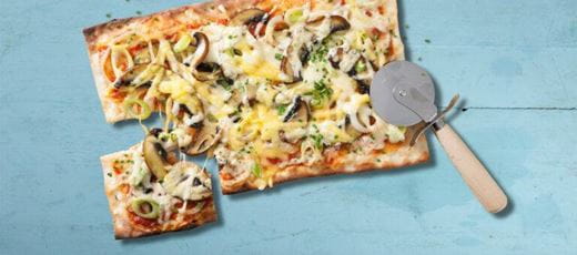 recipe image Pizza Vegana de Cogumelos