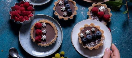 recipe image čokoládové tartaletky s ganache