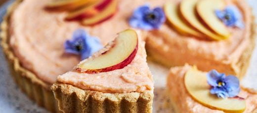 recipe image Creamy Peach Tart