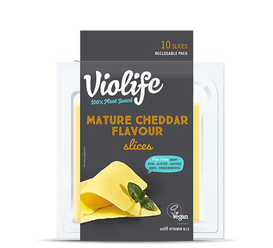 Violife Slices Mature Cheddar flavour