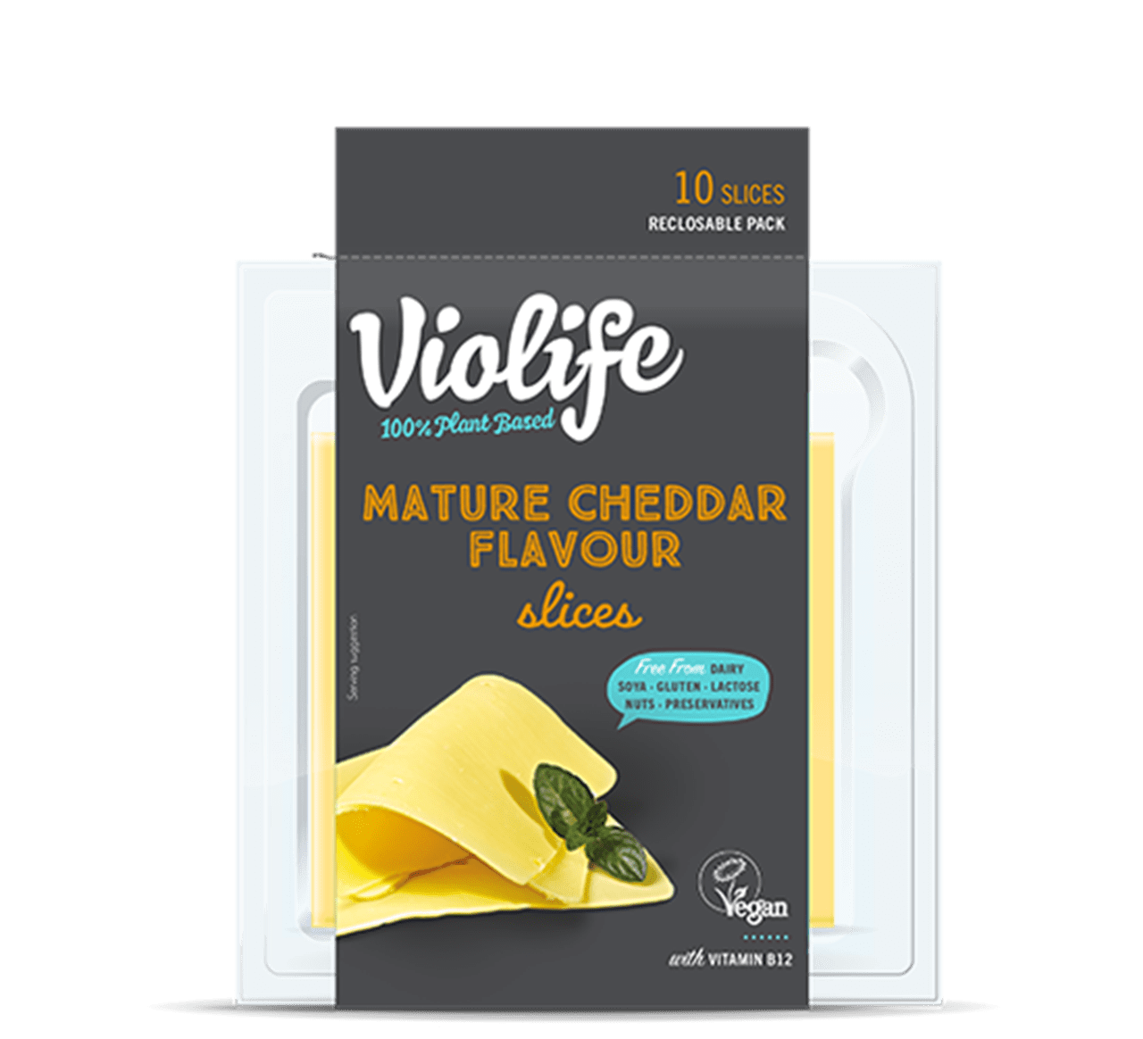 Violife Slices Mature Cheddar flavour